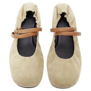 Pre Loved hermes Women brown | beige Flats